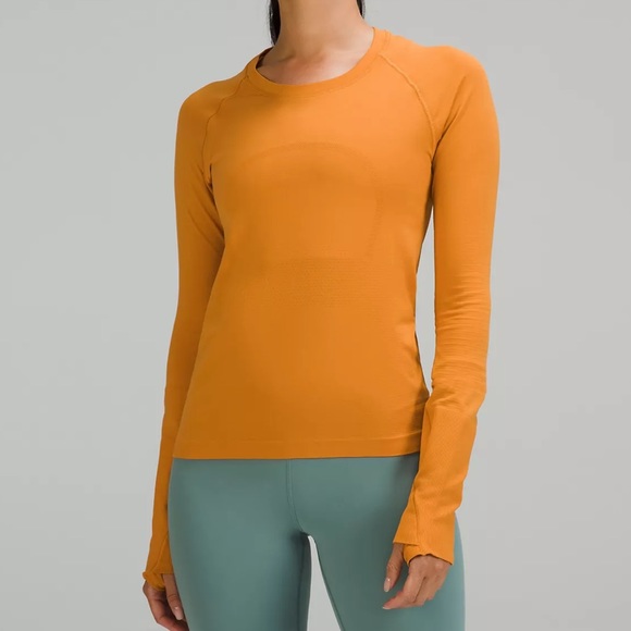 Lululemon | Autumn Orange LS swiftly 🍁🍂 - Picture 2 of 3